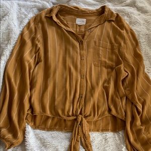 AE button down blouse